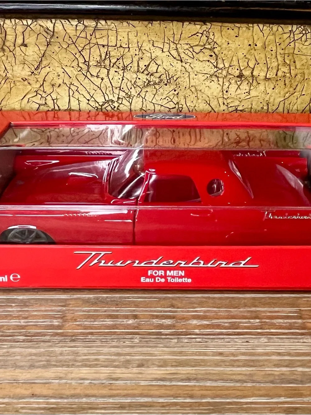 Rare Ford Thunderbird Red Car Collectible Men's Cologne EDT 3.4oz - Father's Day